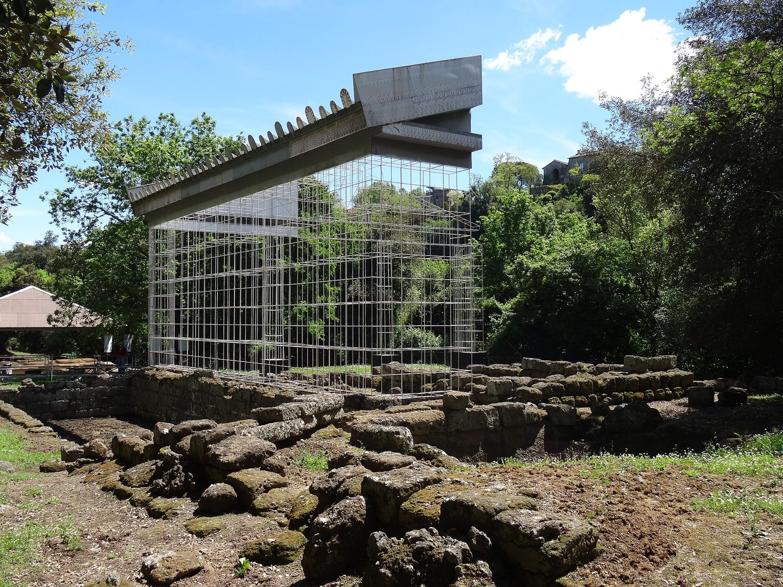 I resti del tempio di Veio